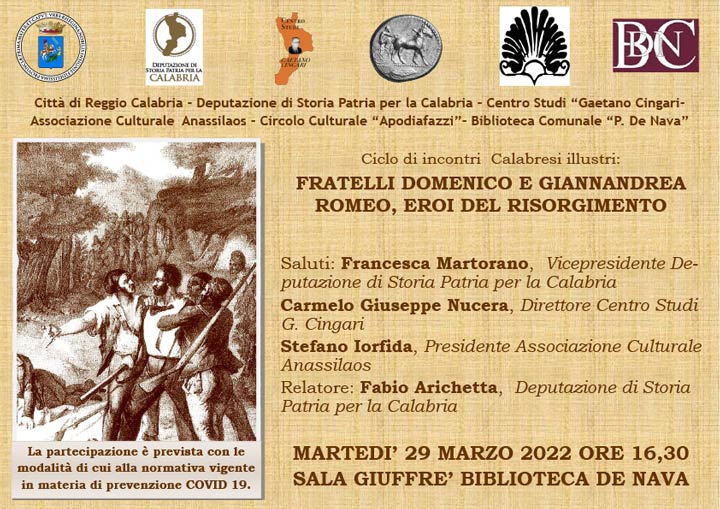 Il 29 marzo si parla dei fratelli Domenico e Giannandrea Romeo