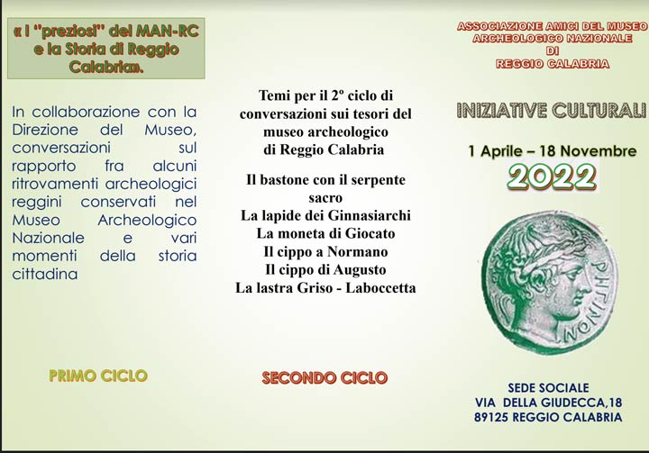 L'evento "I preziosi del Man-RC e la Storia di Reggio Calabria"