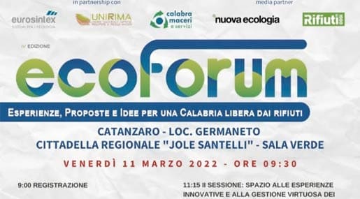 In Cittadella regionale la quarta edizione dell'Ecoforum Calabria sui rifiuti di Legambiente