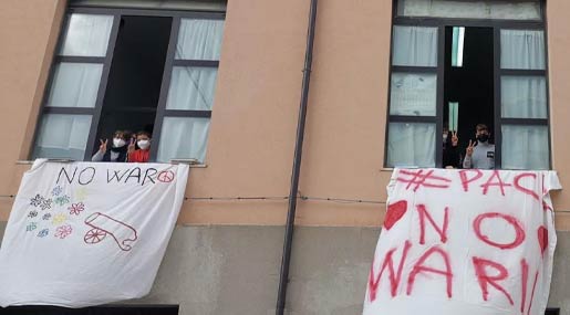 L'IC Pascoli-Aldisio di Catanzaro e i suoi studenti ribadiscono il loro "no" alla guerra