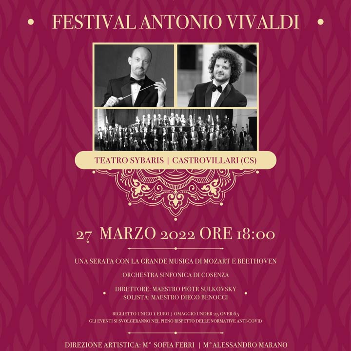Il 27 marzo "Una serata con la grande musica di Mozart e Beethoven"