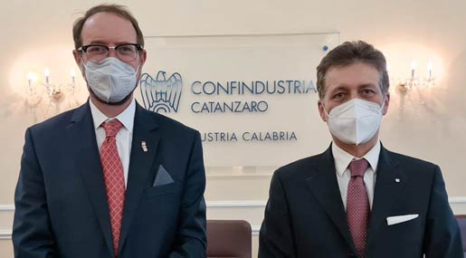 Unindustria Calabria ospita una delegazione del Consolato generale americano