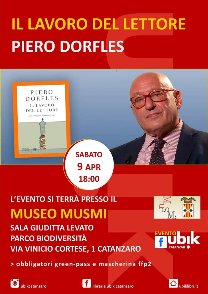 Al Musmi Piero Dorfles presenta "Il lavoro del lettore"