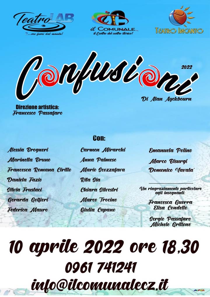 Al Teatro Comunale in scena "Confusioni"