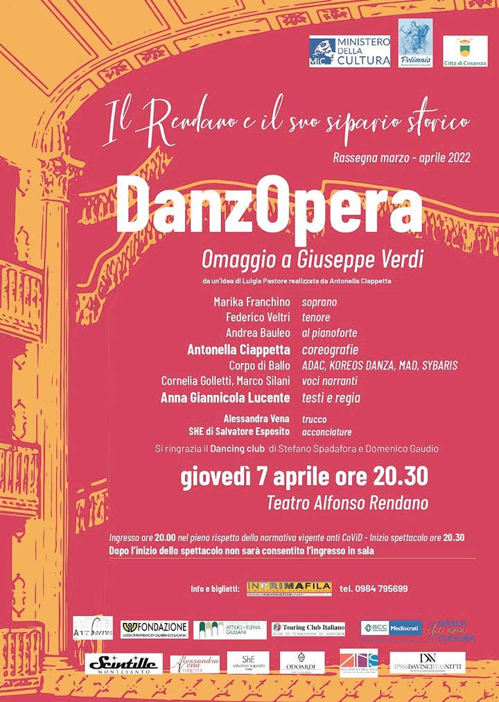 Giovedì in scena "Danzopera-Omaggio a Giuseppe Verdi"