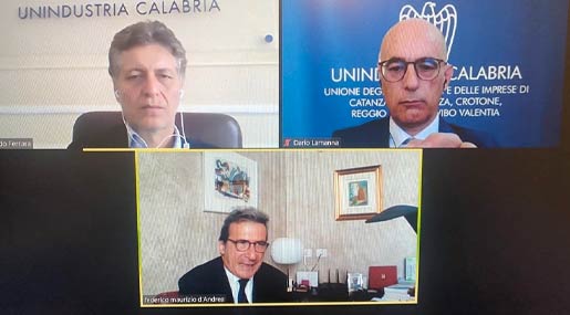 Unindustria Calabria ha incontrato il neo commissario Zes Calabria, Federico D'Andrea
