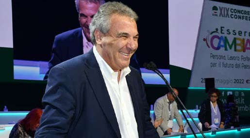 Luigi Sbarra rieletto all'unanimità segretario generale della Cisl