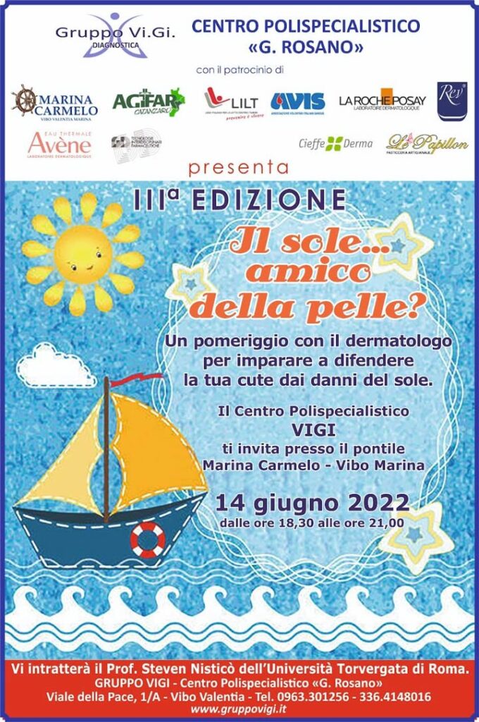 Martedì un pomeriggio dedicato alla salute della pelle