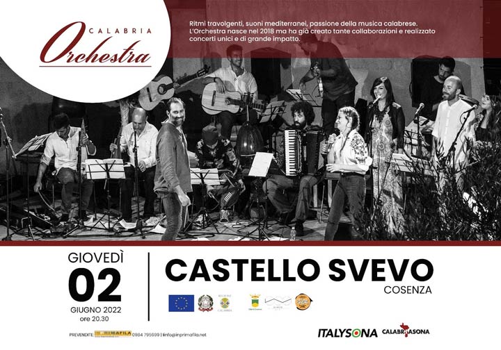Al Castello Svevo il concerto della Calabria Orchestra