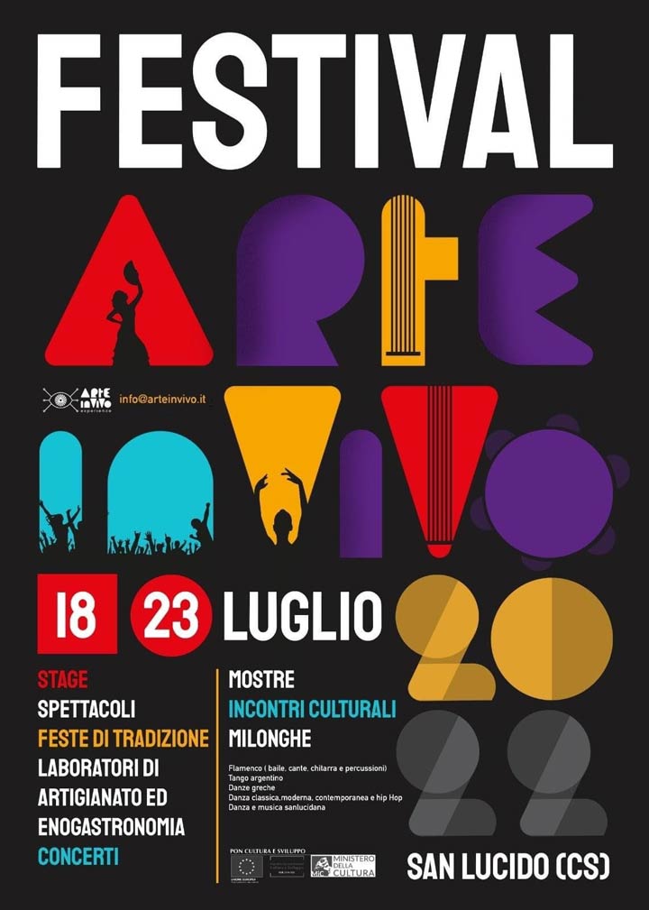 Dal 18 luglio ArteInVivo Festival