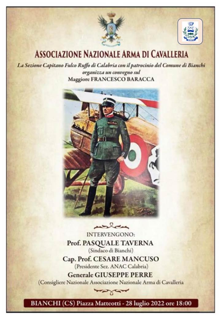 L'evento sull'aviatore "Maggiore Francesco Baracca"