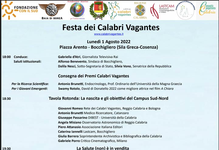 La festa dei Calabria Vagantes