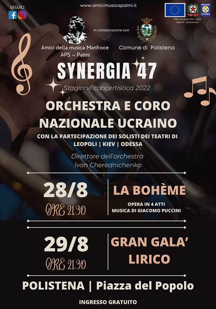 POLISTENA (RC) - Il concerto dell'Orchestra e Coro Nazionale Ucraino
