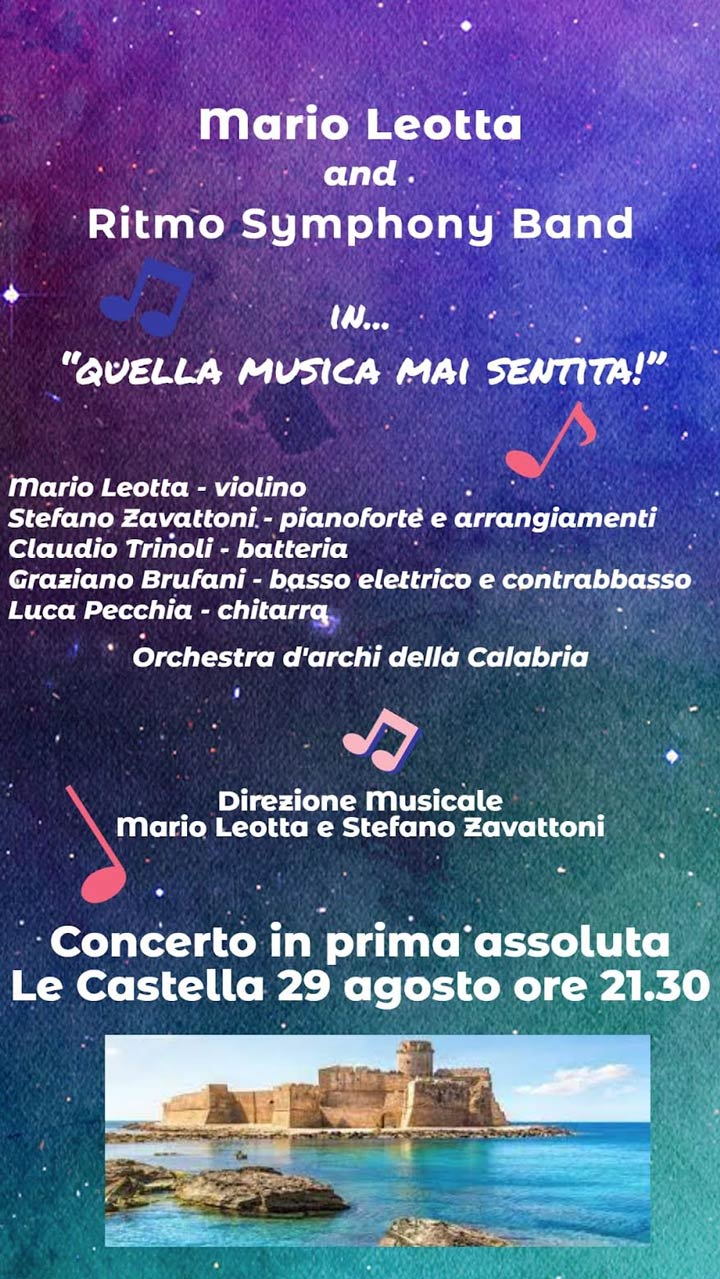 Il concerto di Mario Leotta and Ritmo Symphony Band
