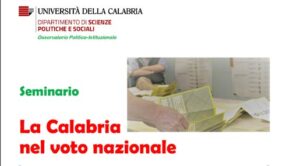 Il seminario "La Calabria nel voto nazionale" dell'Unical