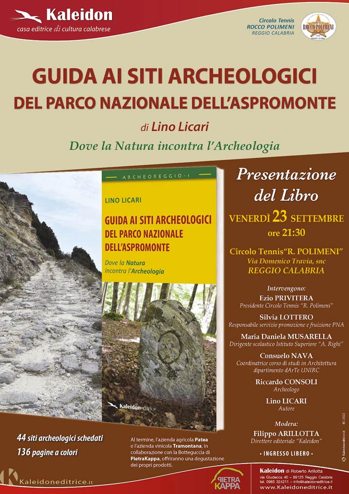 Si presenta il libro "Guida ai siti Archeologici del Parco Nazionale d'Aspromonte"