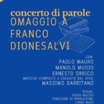 Giovedì il Concerto di Parole – Omaggio a Franco Dionesalvi