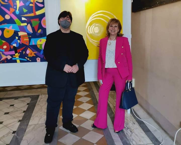 La reggina Elvira Sirio protagonista tra le opere della Mostra Mediterraneo al Palazzo della Cultura