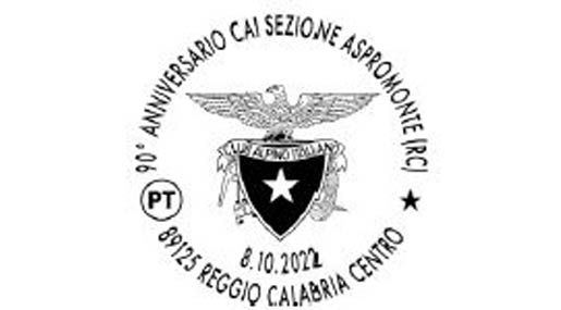 A Reggio Calabria un annullo per i 90 anni del Club Alpino dell'Aspromonte