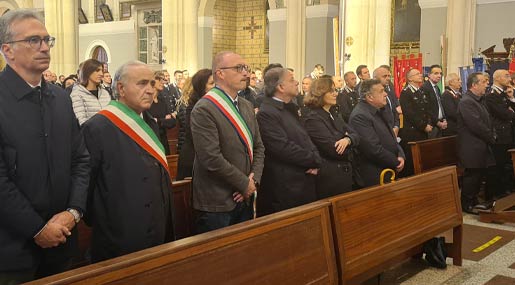 La celebrazione a Reggio della Virgo Fidelis da parte dell'Arma
