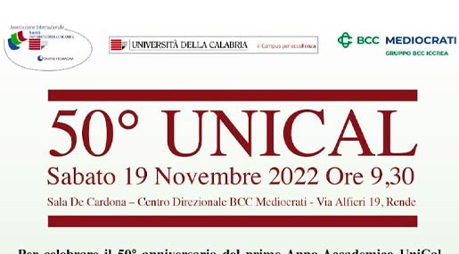 La BCC Mediocrati celebra il 50° anniversario dell'Unical