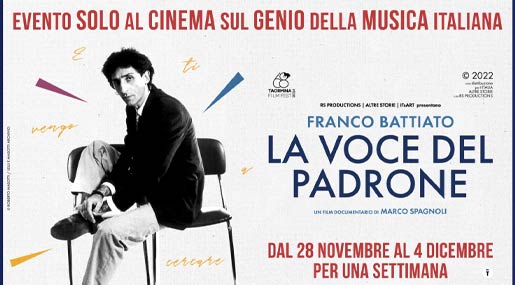 Da lunedì nei cinema calabresi arriva il film "Franco Battiato – La voce del padrone"