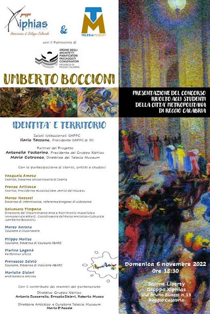 L'evento "Umberto Boccioni. Identità e territorio"
