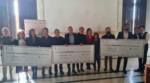 I vincitori di Start Up Calabria 2022