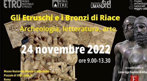 I Bronzi di Riace incontrano gli Etruschi nell'incontro a Roma nel Museo Nazionale di Villa Giulia