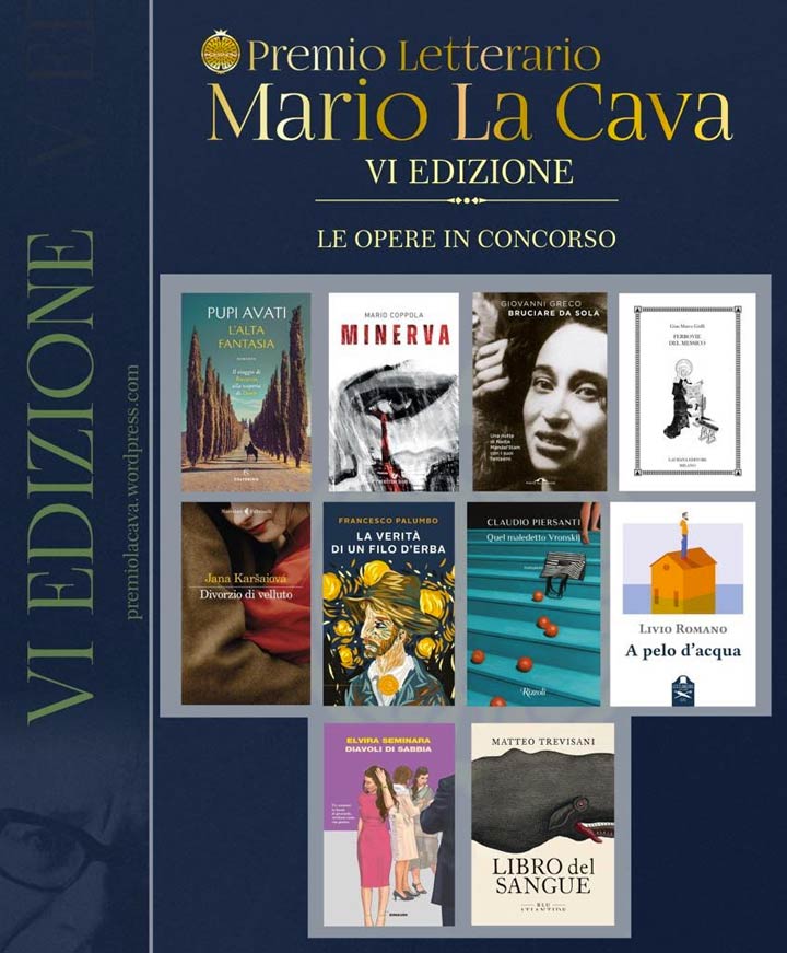 Annunciate le dieci opere in concorso al Premio "Mario La Cava"