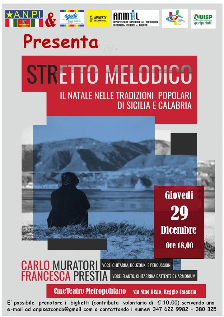 Il concerto "Stretto Melodico" di Francesca Prestia e Carlo Muratori