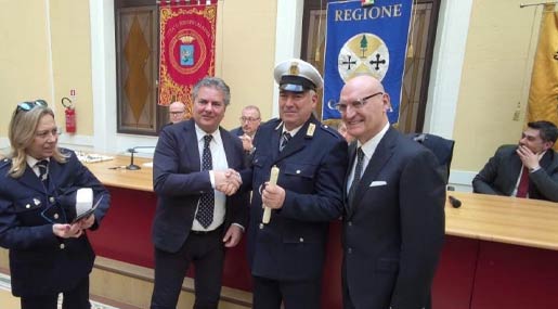 Il presidente Mancuso alla prima Festa regionale della Polizia Locale a Reggio