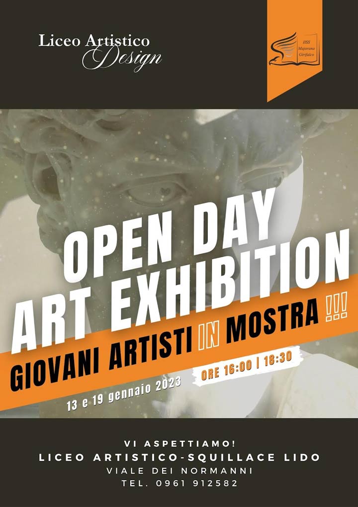 Al Liceo Artistico l'open Day Art Exhibition