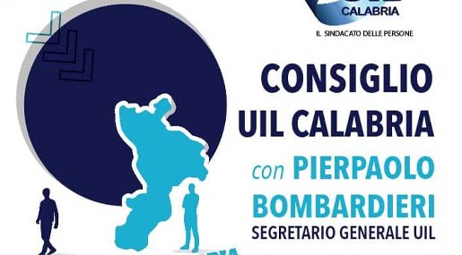 Il 27 gennaio si riunisce il Consiglio regionale di Uil Calabria