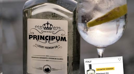 Il Principum Luxury Premium Gin di Rupes è il miglior Botanical italiano al mondo