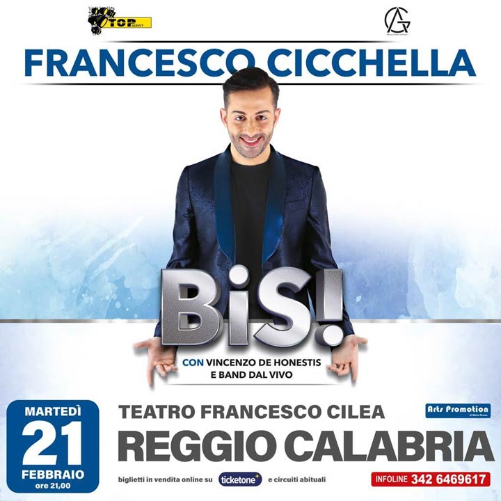 Il 21 febbraio al Teatro Cilea "Bis" di Francesco Cicchella