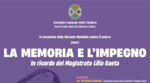 Giornata mondiale contro il cancro, la Garante Stanganelli ricorda il magistrato Lilia Gaeta