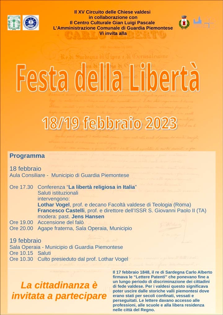 A Guardia Piemontese la "Festa della Libertà"