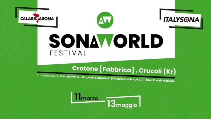 A Crotone e Crucoli al via il Sona World Festival