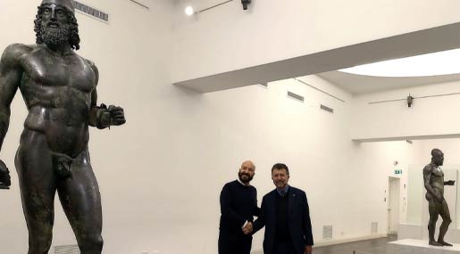 L'ambasciatore del Messico Garcìa de Alba in visita al Museo Archeologico Nazionale di Reggio Calabria