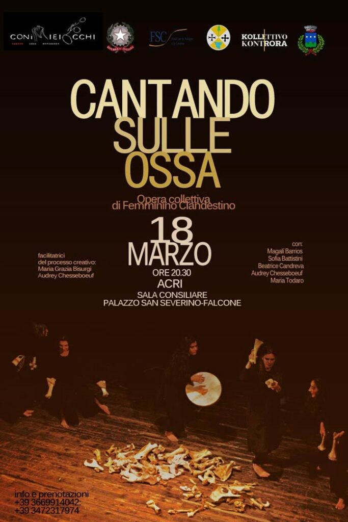 Lo spettacolo "Cantando sulle ossa"