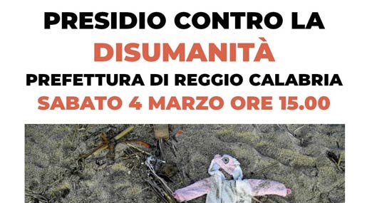 Anche a Reggio Calabria in piazza per dire basta alle stragi nel Mediterraneo