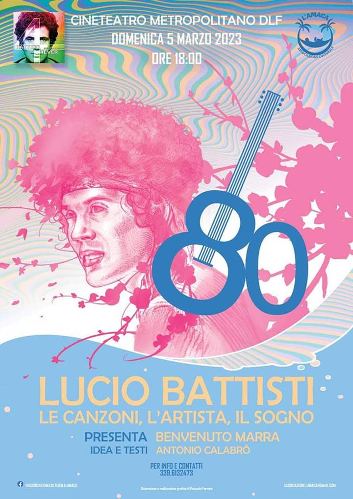 Domenica "Lucio Battisti: Le canzoni, l'artista, il sogno"