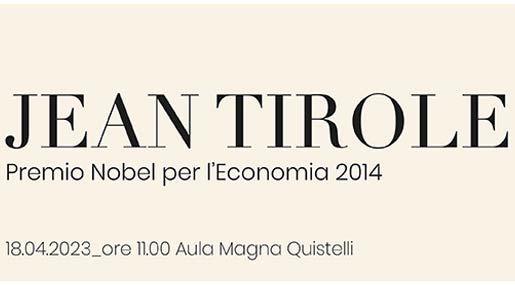 Martedì 18 la Mediterranea conferisce il dottorato honoris causa al premio nobel per l'Economia Jean Tirole