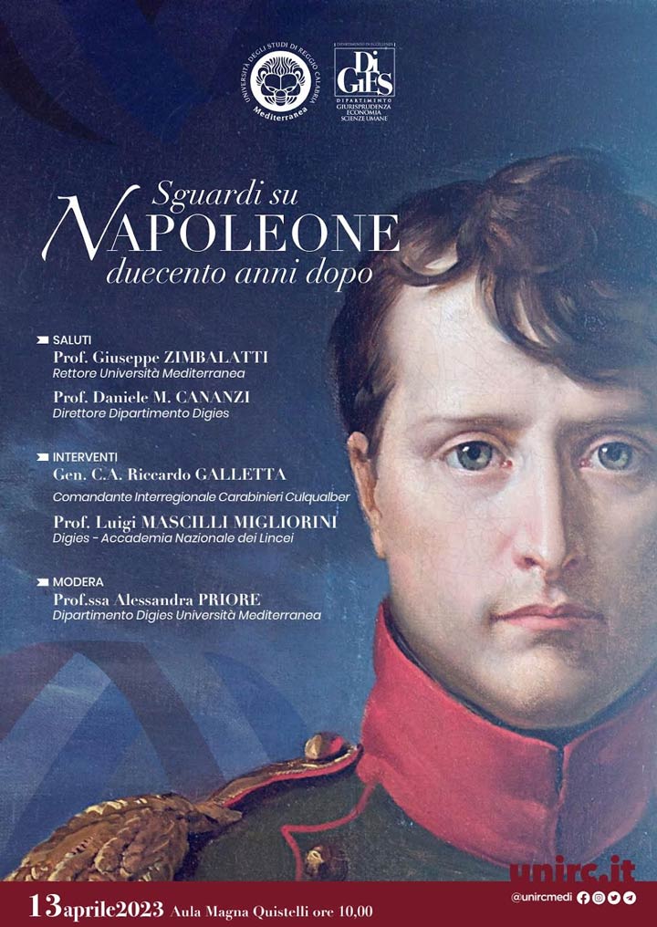 Alla Mediterranea il seminario "Sguardi su Napoleone, duecento anni dopo"