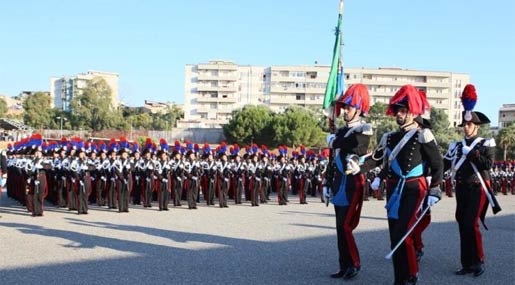 Cerimonia giuramento degli Allievi dei Carabinieri a Reggio, gli auguri del presidente Mancuso