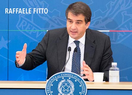 Il ministro Raffaele Fitto