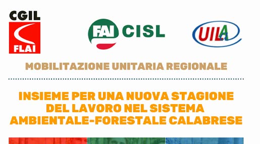 Forestazione, il 12 maggio la mobilitazione dei sindacati in Cittadella regionale