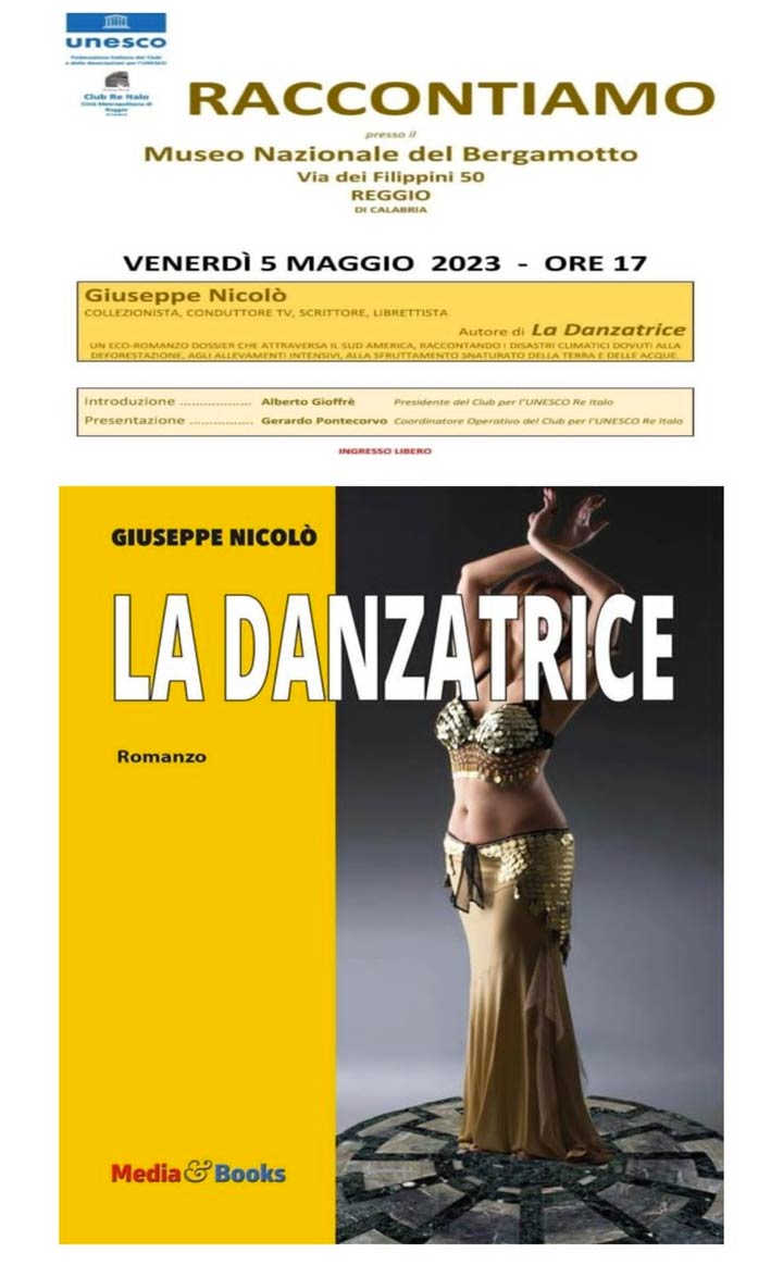 Al Museo del Bergamotto si presenta il libro "La Danzatrice"