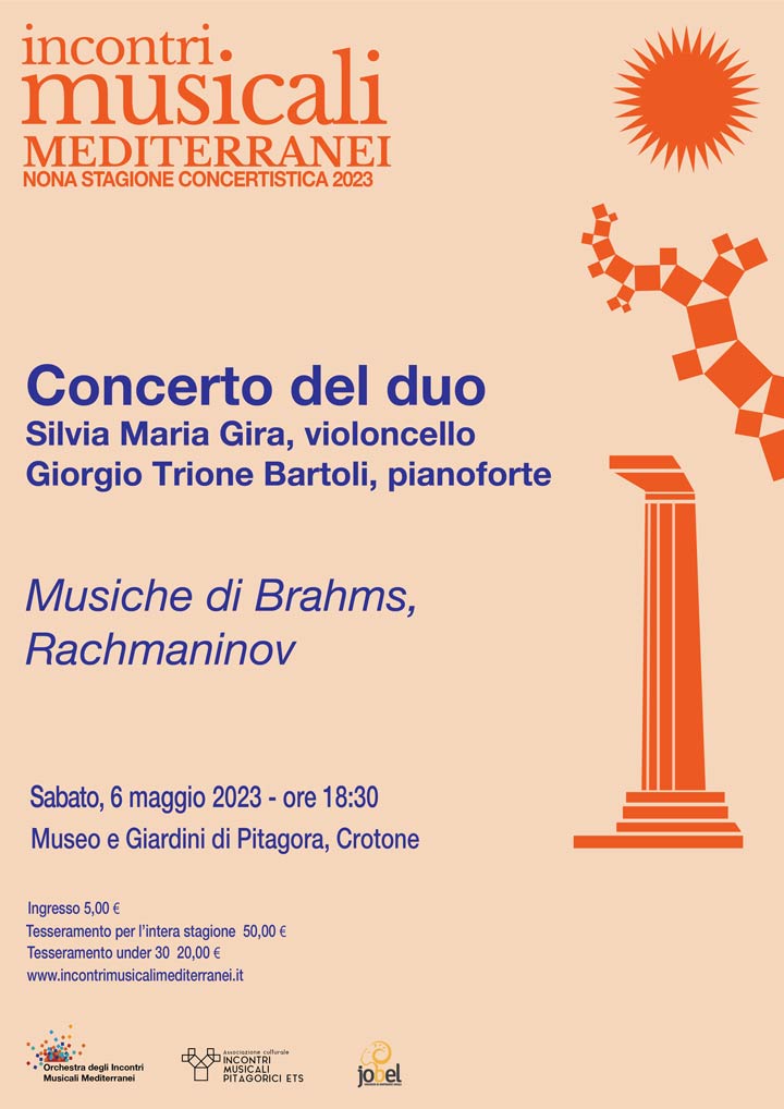 CROTONE - Sabato il concerto per violoncello e pianoforte - Calabria.Live